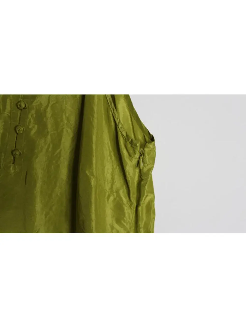 J. Crew Green Silk Tank Button Down Blouse - 8
